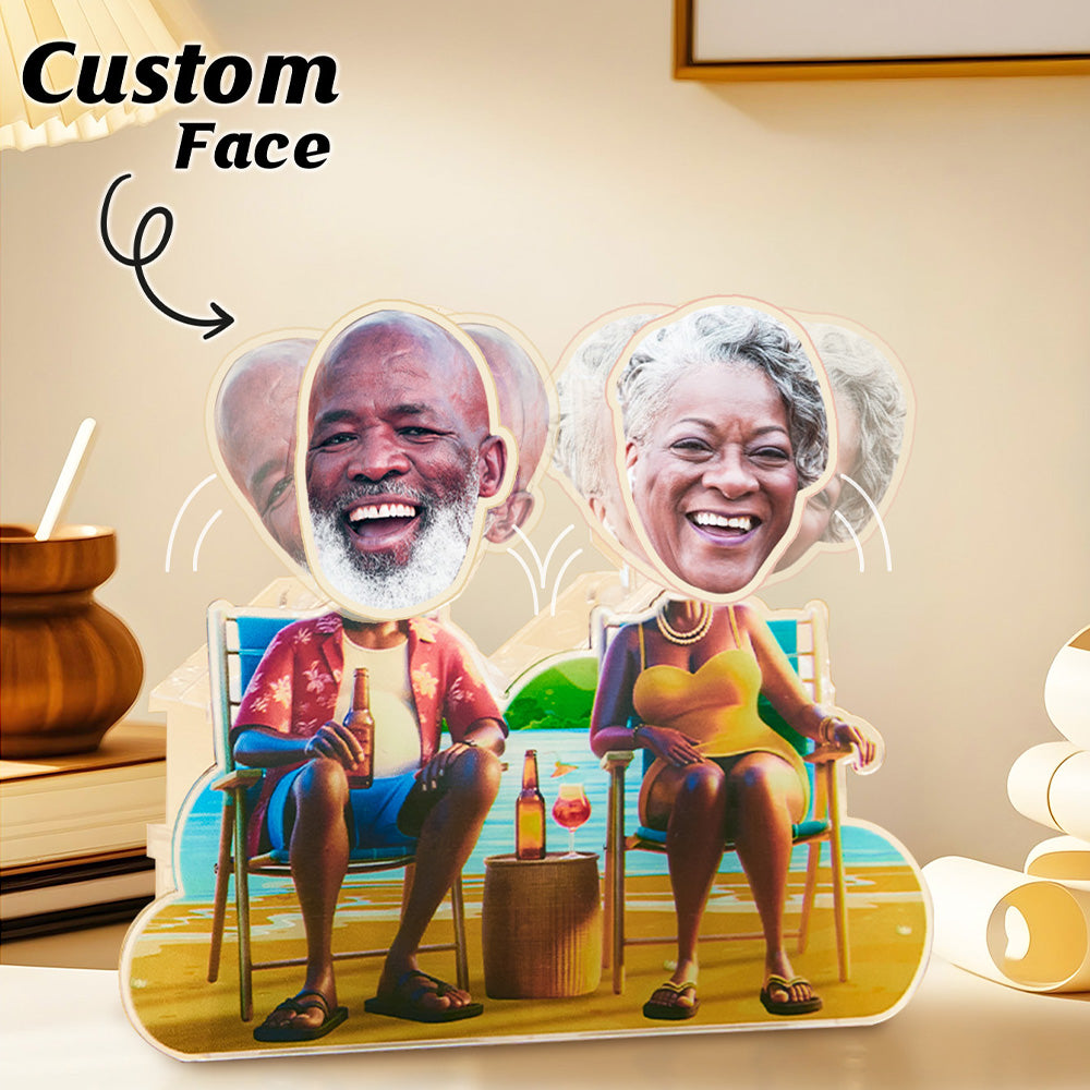 Regalo Personalizzato Per Papà E Mamma Che Scuotono La Testa, Regalo Personalizzato Per Papà E Mamma - soufeelit