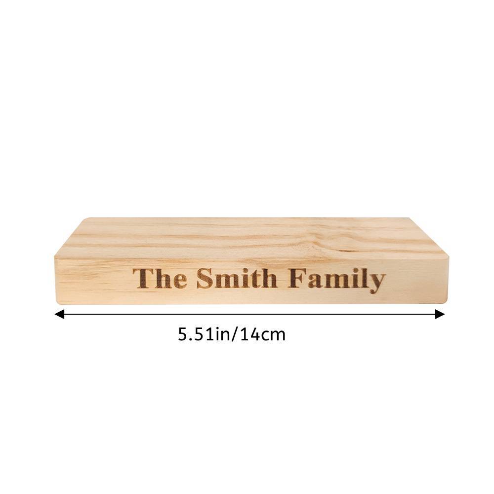 Base In Legno Incisa Personalizzata Per Puzzle In Legno - soufeelit