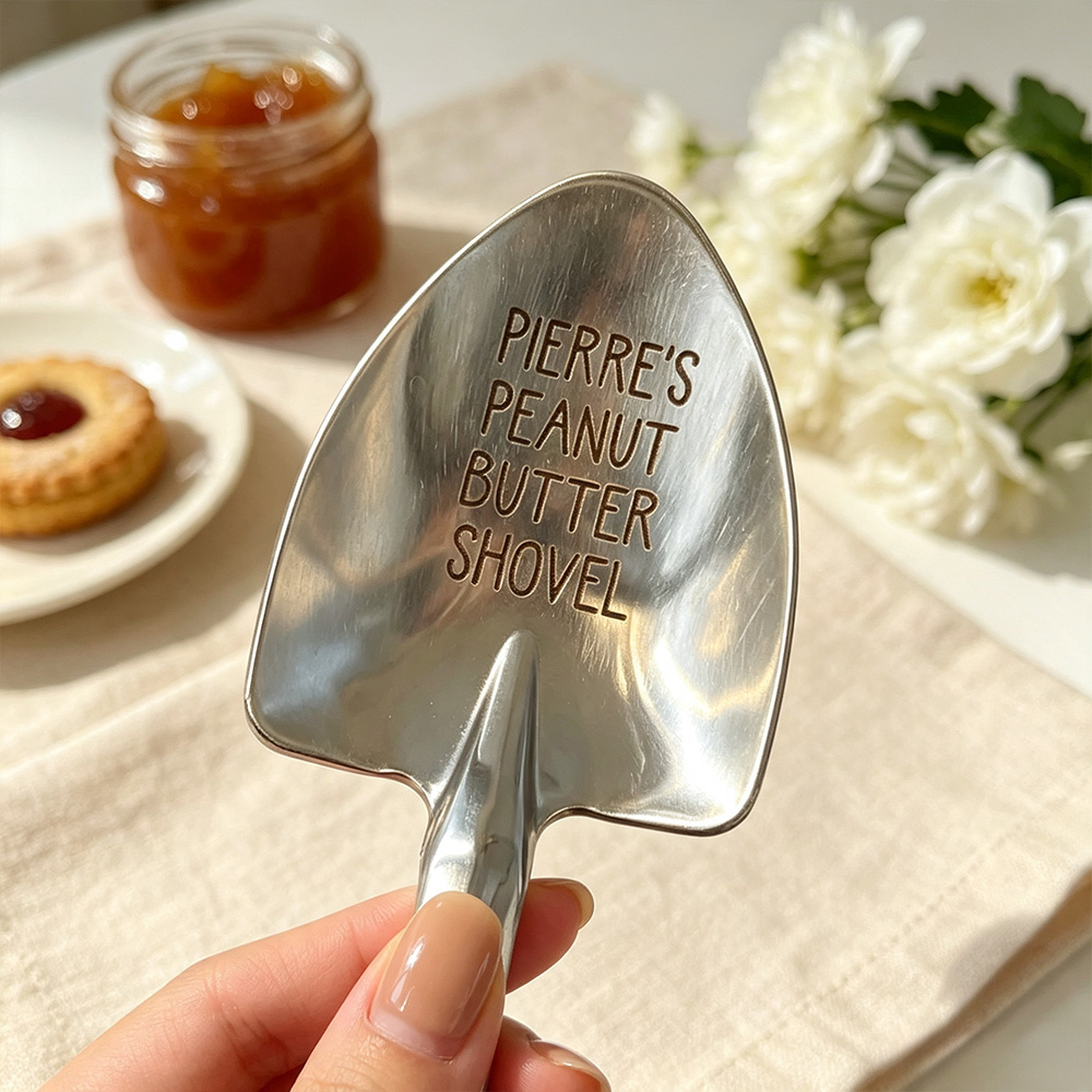 Cucchiaio Da Gelato Personalizzato Con Pala – Cucchiaio Da Dessert Personalizzato Con Incisione Con Nome, Regalo Per Familiari E Amici - soufeelit