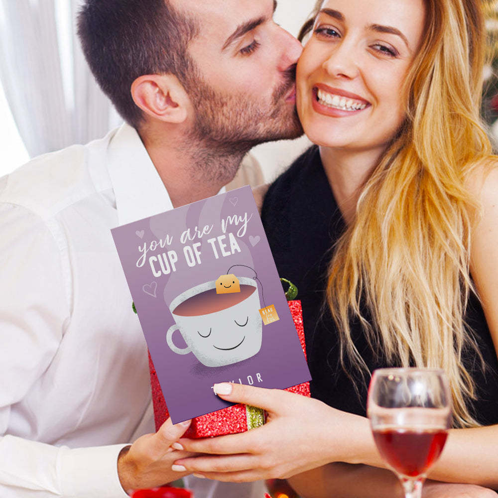 Divertente Biglietto Di San Valentino 'tu Sei La Mia Tazza Di Tè'. - soufeelit