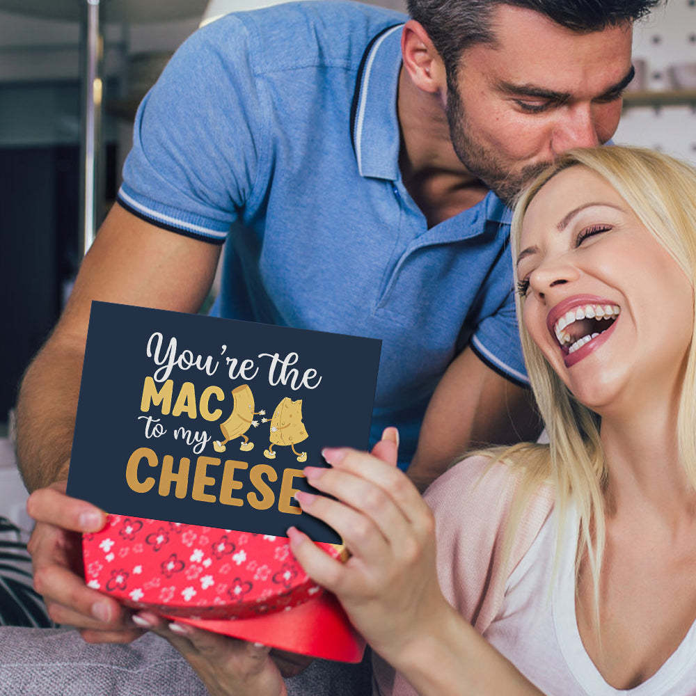 You're The Mac To My Cheese Divertente Biglietto D'auguri Di San Valentino - soufeelit