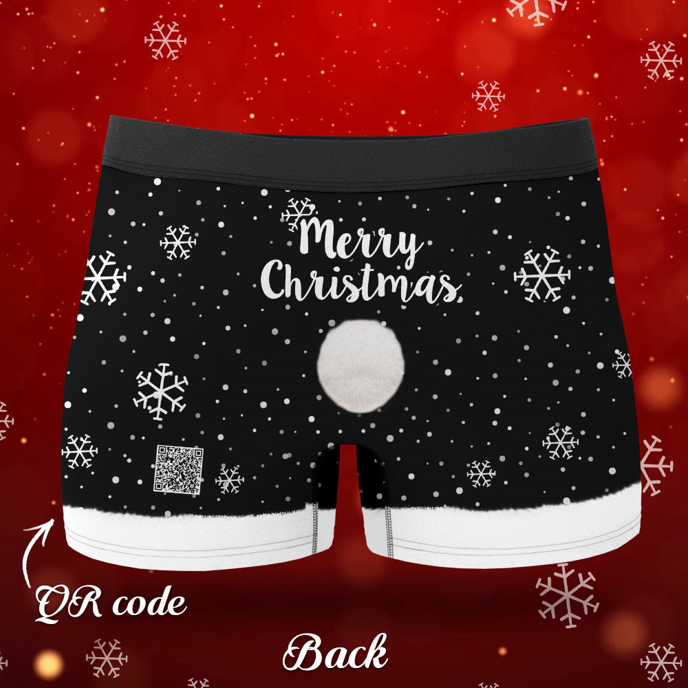 Idee Regalo Di Natale, Intimo Natalizio Da Uomo Viso Personalizzato Face On Body Boxer