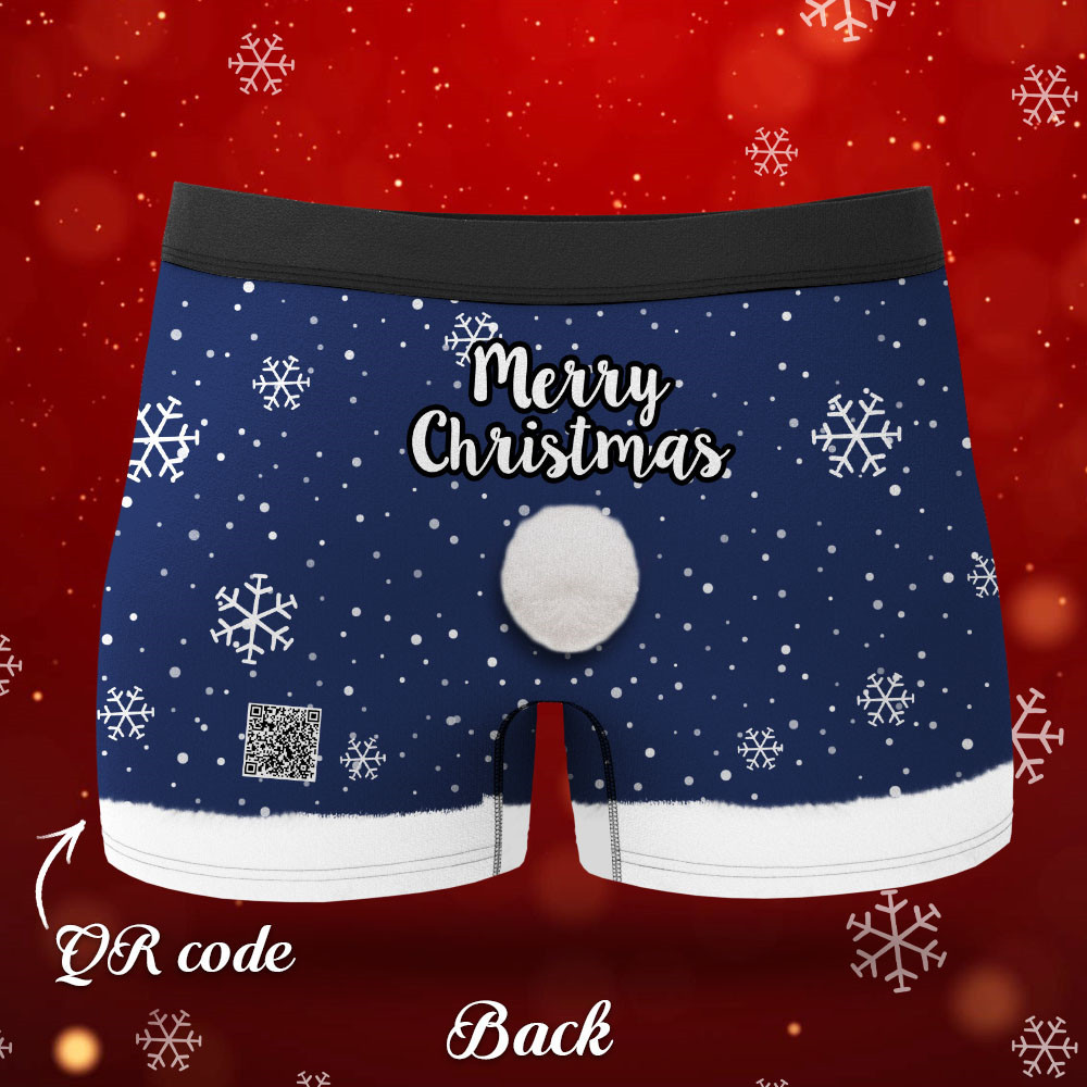 Idee Regalo Di Natale, Intimo Natalizio Da Uomo Viso Personalizzato Face On Body Boxer