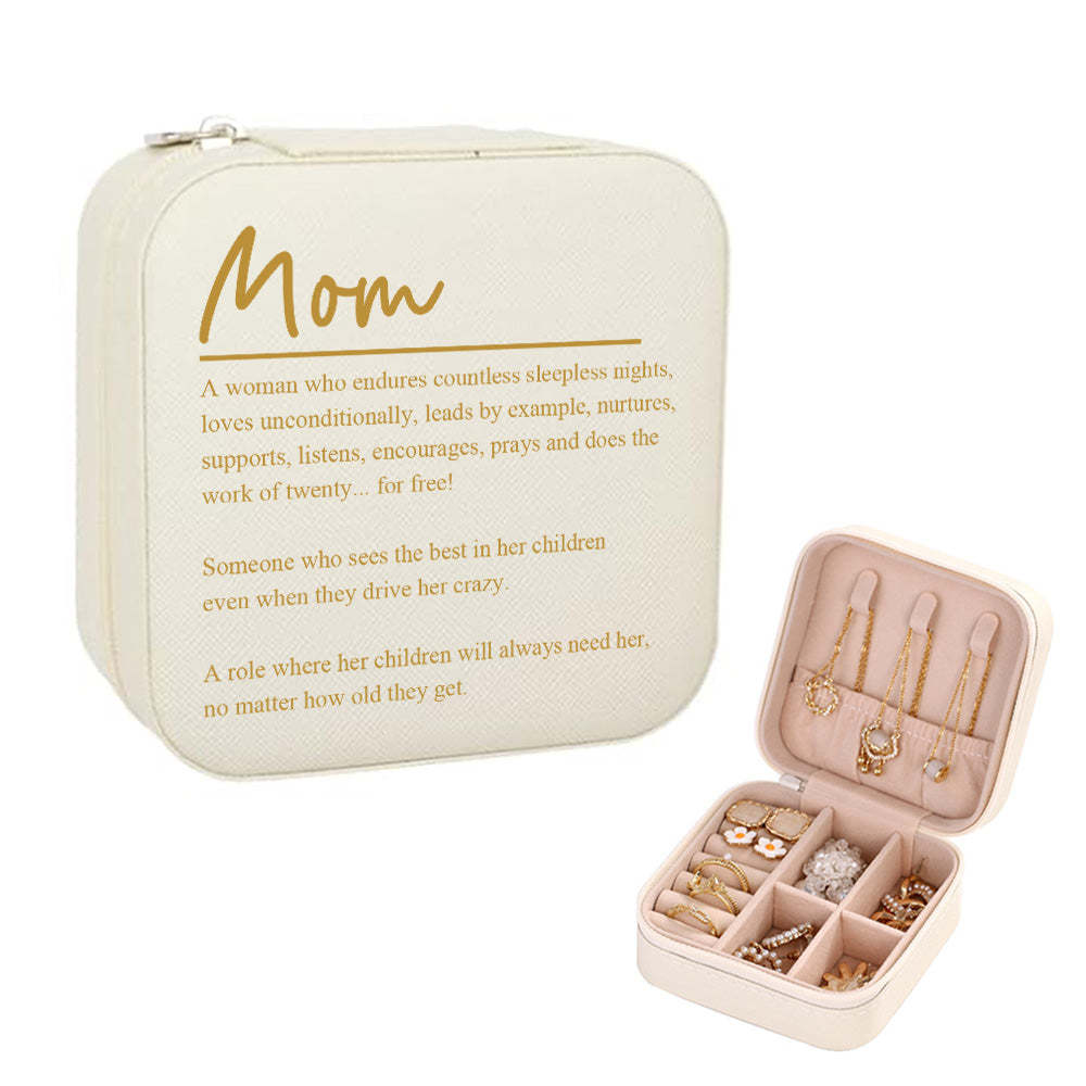 Portagioie Personalizzato Organizzatore Di Gioielli Personalizzato Regalo Per La Mamma - soufeelit