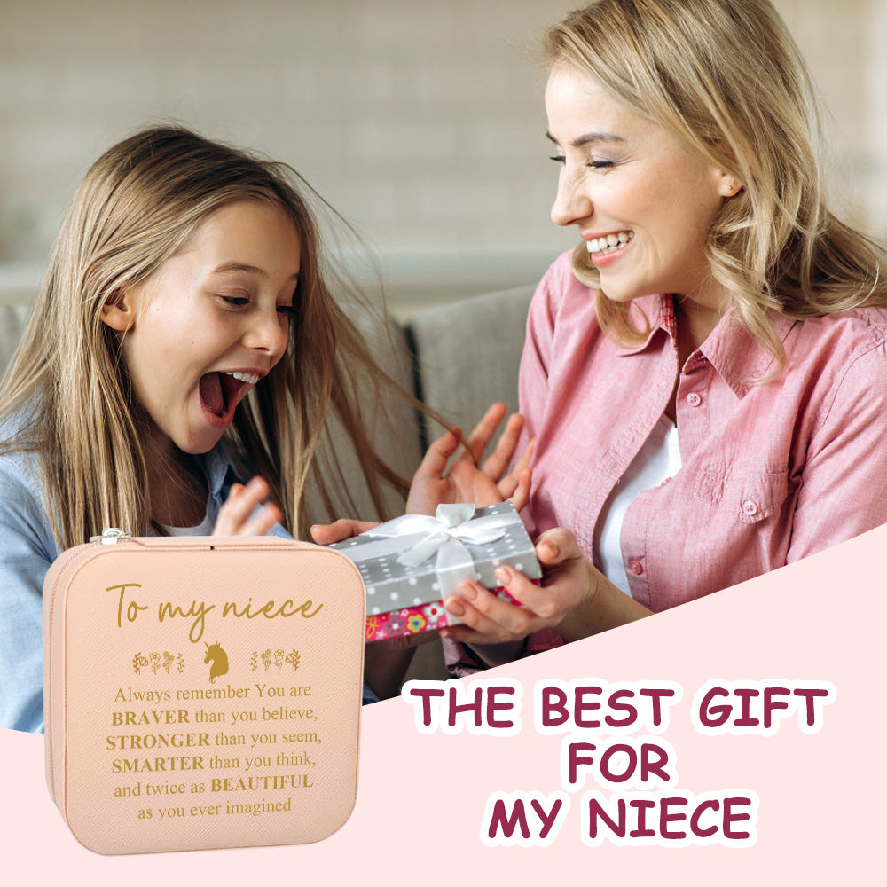Portagioie Personalizzato Organizzatore Di Gioielli Personalizzato Regalo Per La Nipote - soufeelit