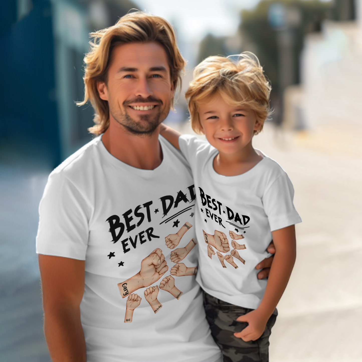 T-shirt Personalizzata Per Papà Il Miglior Papà Di Sempre Per La Festa Del Papà - soufeelit
