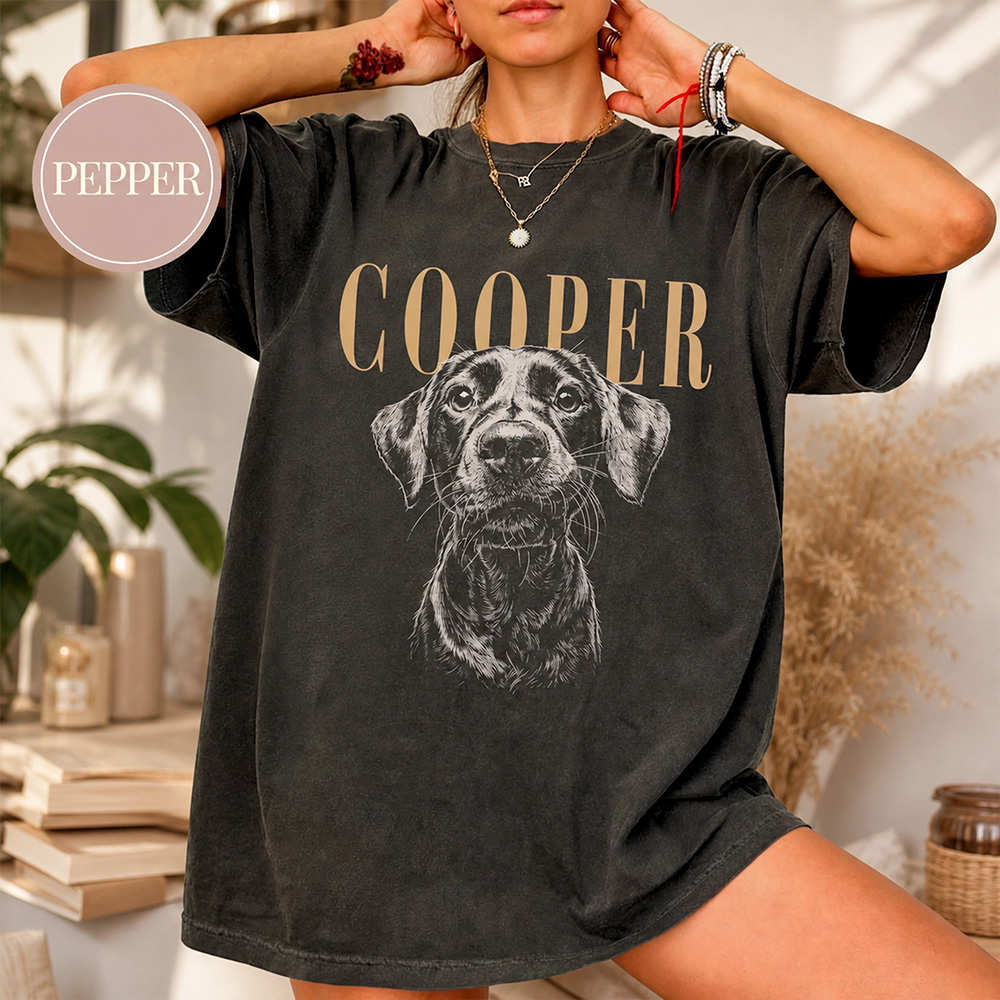 Camicia Personalizzata Con Foto E Nome Dell'animale Domestico In Colori Confortevoli – Regalo Personalizzato Per Gli Amanti Dei Cani E Dei Gatti - soufeelit