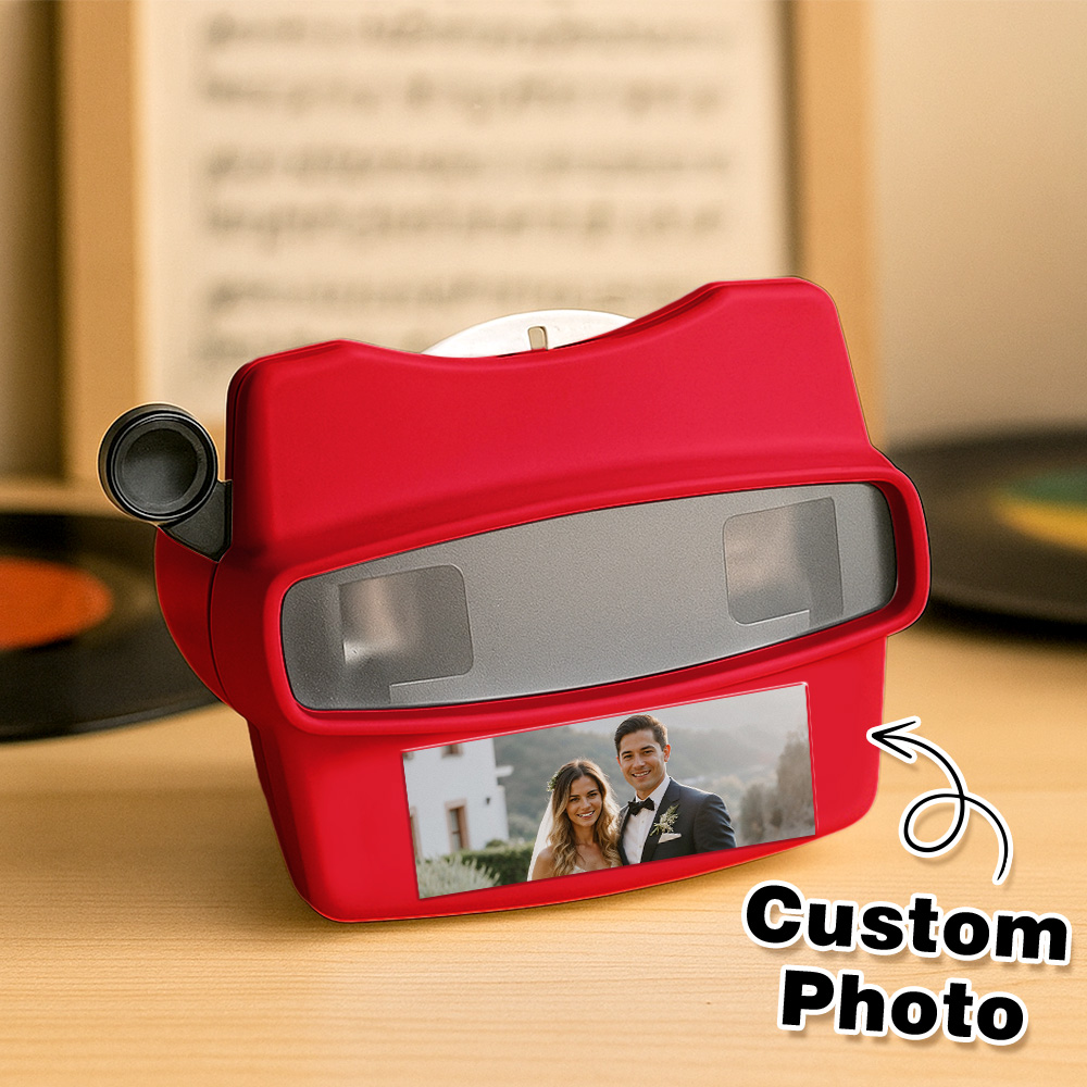 Mirino 3d Personalizzato E Bobina Regalo Personalizzato Con Le Tue Foto Visualizzatore Di Foto Più Pellicole La Migliore Idea Regalo - soufeelit