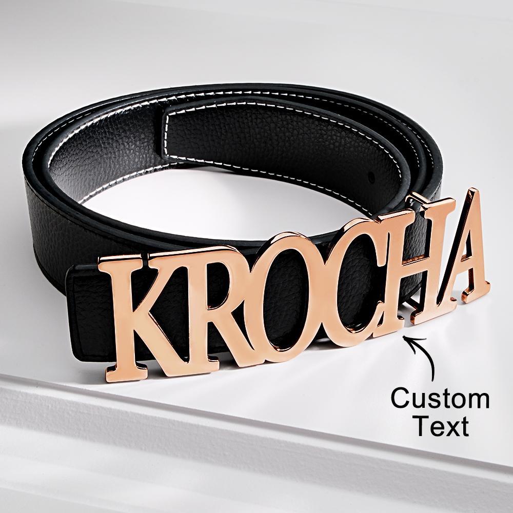 Fibbia Per Cintura Con Nome Personalizzato Con Cintura In Omaggio Cintura Con Lettera Personalizzata Regalo Per Lui - soufeelit