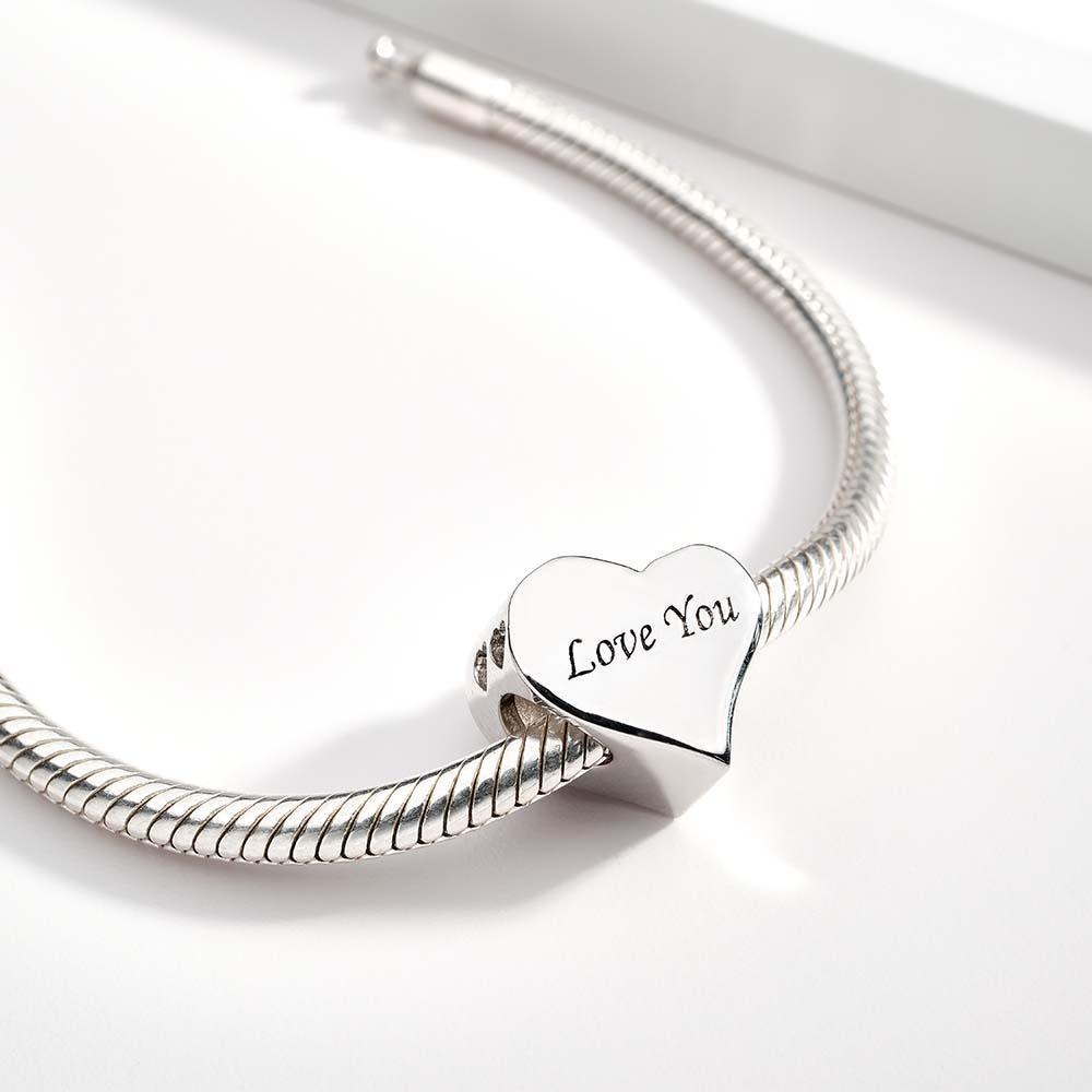 Ciondolo Con Foto Personalizzato, Ciondolo Con Incisione A Forma Di Cuore, Regalo Per Donne E Ragazze - soufeelit