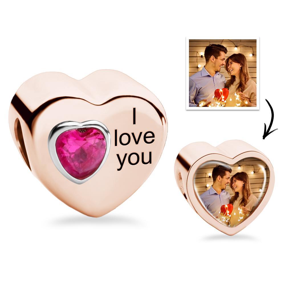 Gioielli Con Ciondolo Con Pietra Portafortuna Incisa Personalizzata Con Ciondolo A Forma Di Cuore Con Foto Personalizzata - soufeelit