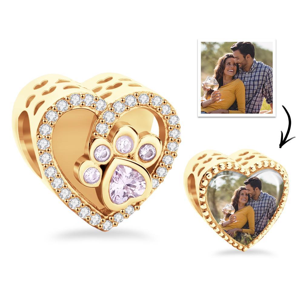 Ciondolo Con Zircone Personalizzato Con Foto Personalizzata, Adorabile Ciondolo Con Zircone, Regalo Per Gli Amanti Degli Animali Domestici - soufeelit
