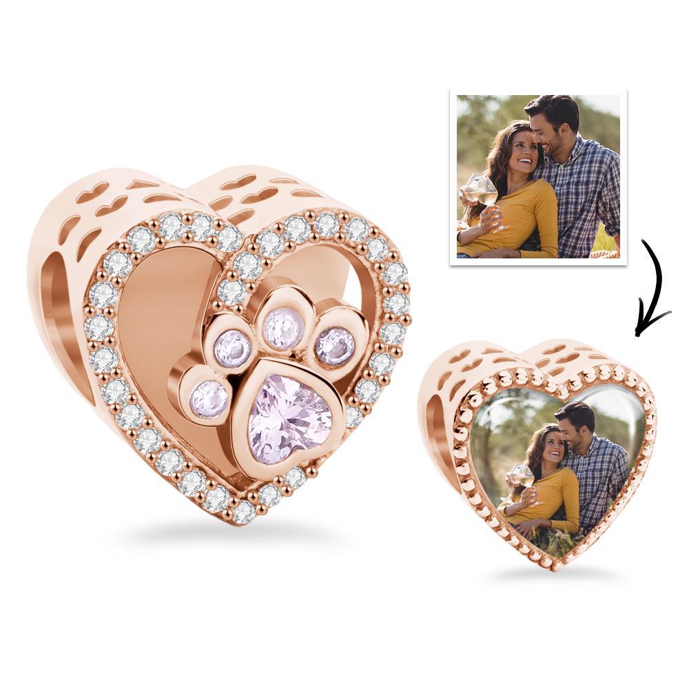 Ciondolo Con Zircone Personalizzato Con Foto Personalizzata, Adorabile Ciondolo Con Zircone, Regalo Per Gli Amanti Degli Animali Domestici - soufeelit