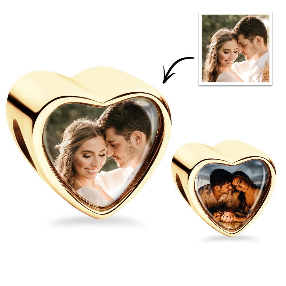 Ciondolo Con Foto A Cuore D'amore Ciondolo Con Foto Doppia Personalizzato - soufeelit