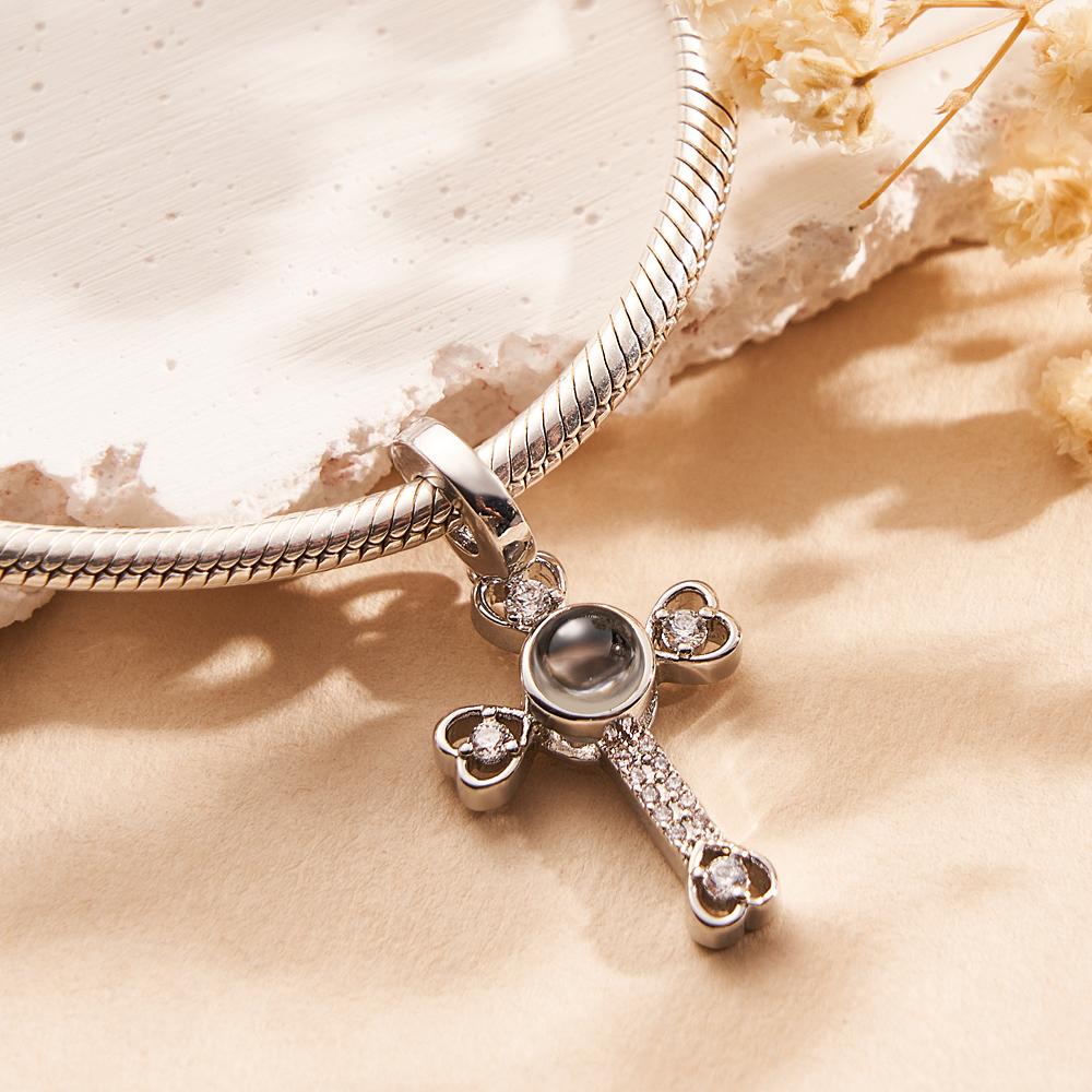 Custom Projection Charm Creative Cross Gift for Her - soufeelit