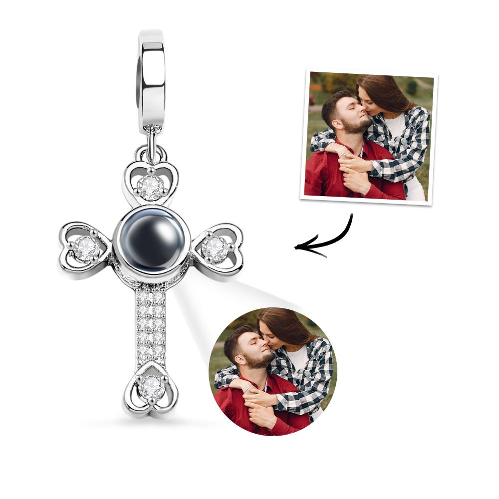 Custom Projection Charm Creative Cross Gift for Her - soufeelit