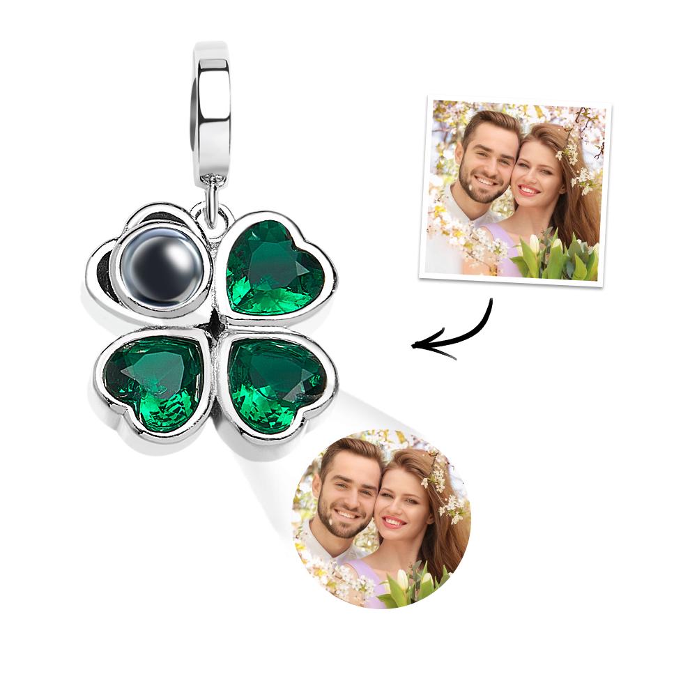 Fascino Di Proiezione Personalizzato Regalo Per Coppia Di Quadrifogli - soufeelit