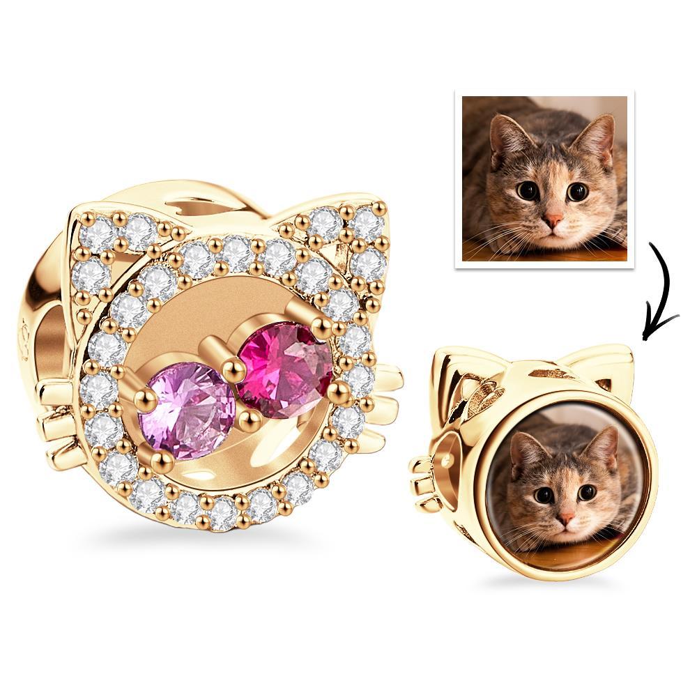 Regalo Personalizzato Con Gattino E Ciondolo Con Foto Per I Proprietari Di Animali Domestici - soufeelit