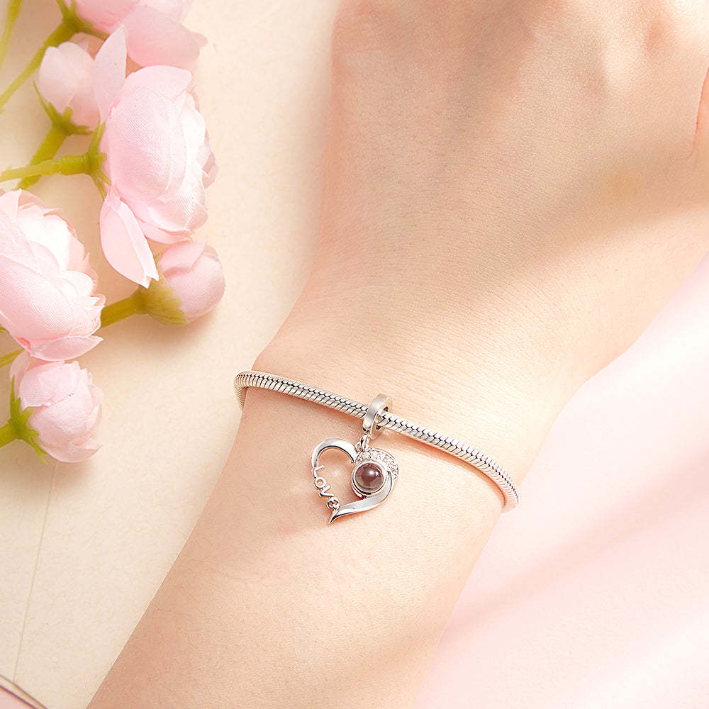 Fascino Di Proiezione Personalizzato Cuore D'amore Regalo Unico - soufeelit