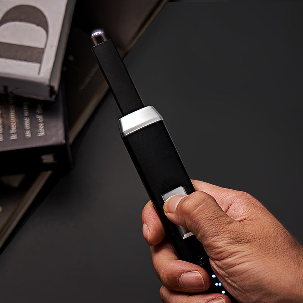 Accendino Elettrico Ricaricabile Accendino Portatile Personalizzato Con Usb Personalizza Con Testo Immagine Accendifuoco Da Campeggio Senza Gas E Butano - soufeelit