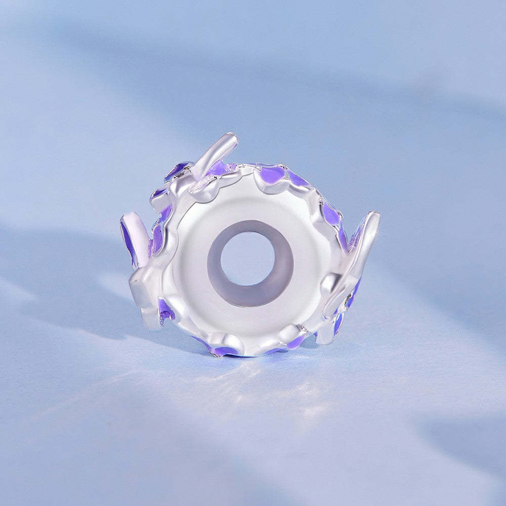 ciondolo con tappo a forma di farfalla, ciondolo distanziatore in argento sterling 925 dp108