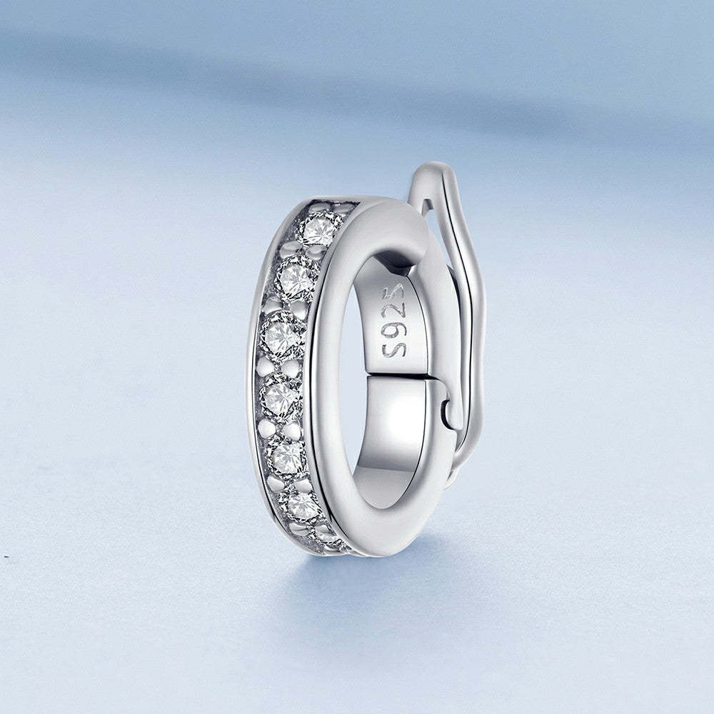 ciondolo classico con tappo e distanziatore in argento sterling 925 dp117