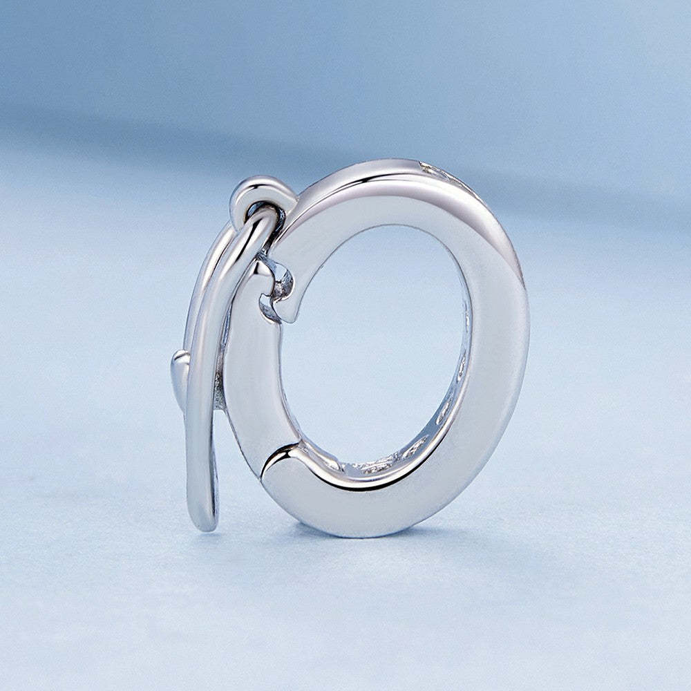 ciondolo classico con tappo e distanziatore in argento sterling 925 dp117