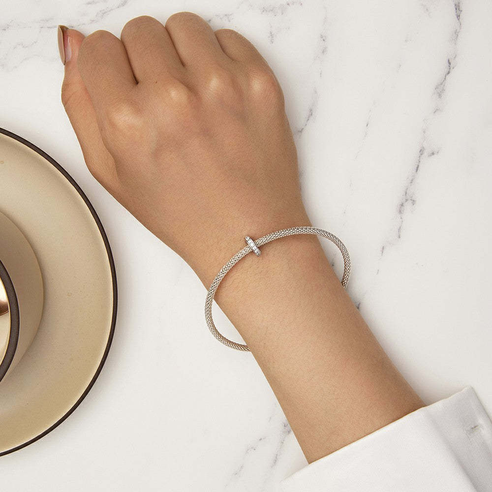 ciondolo classico con tappo e distanziatore in argento sterling 925 dp117