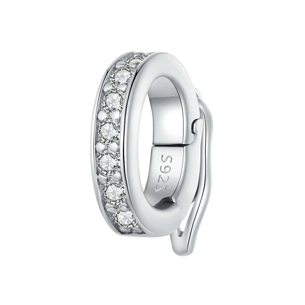 ciondolo classico con tappo e distanziatore in argento sterling 925 dp117