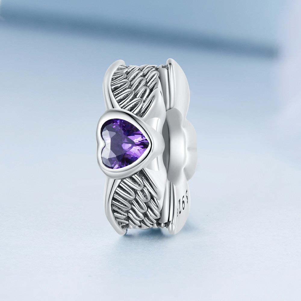 Ciondolo con tappo dei guardiani del cuore, con distanziatore, in argento sterling 925 dp146