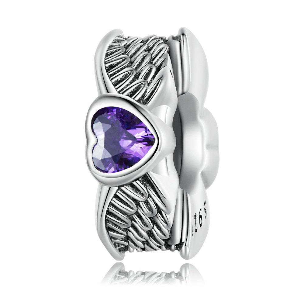 Ciondolo con tappo dei guardiani del cuore, con distanziatore, in argento sterling 925 dp146