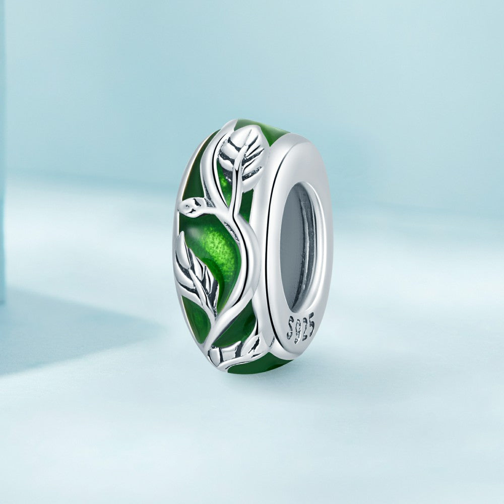 ciondolo con tappo a vite ciondolo distanziatore in argento sterling 925 dp152