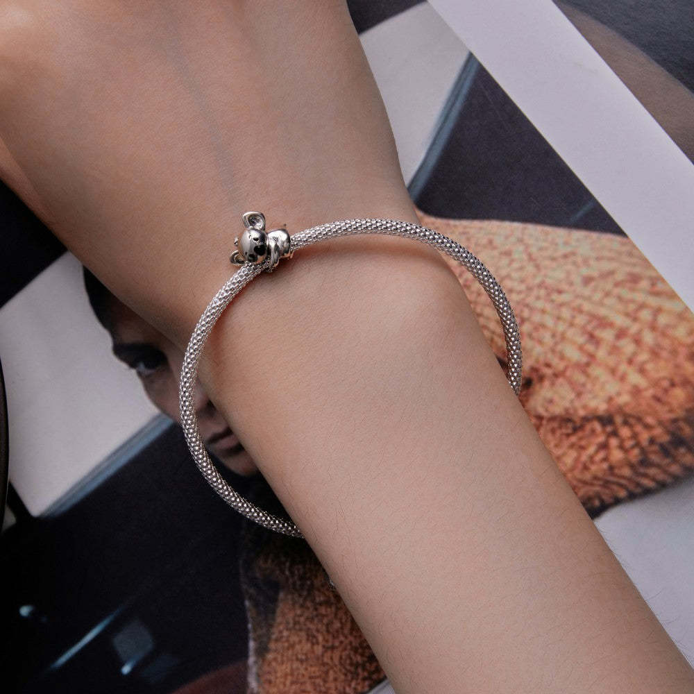 Ciondolo smaltato koala in argento sterling 925 dy1357