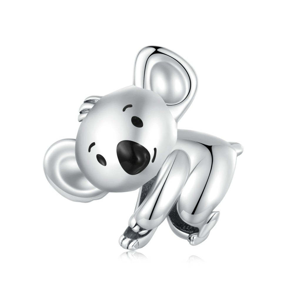 Ciondolo smaltato koala in argento sterling 925 dy1357