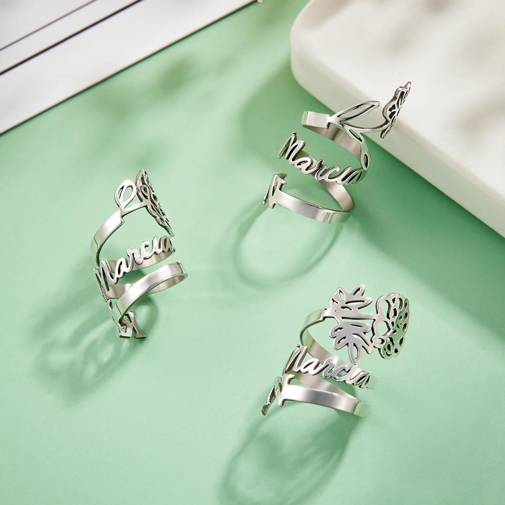 Stetoscopio Con Targhetta Con Nome Personalizzato, Regali Accessori Per Fiori Di Nascita Scavati Per Medici Ospedalieri - soufeelit