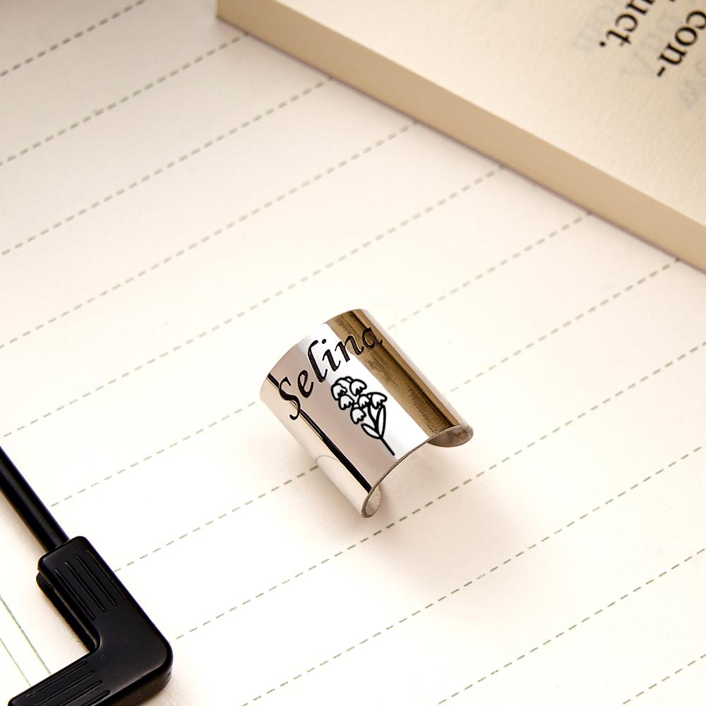 Targhetta Con Nome Per Stetoscopio Con Fiore Incisibile, Regali Unici Per Infermiere - soufeelit