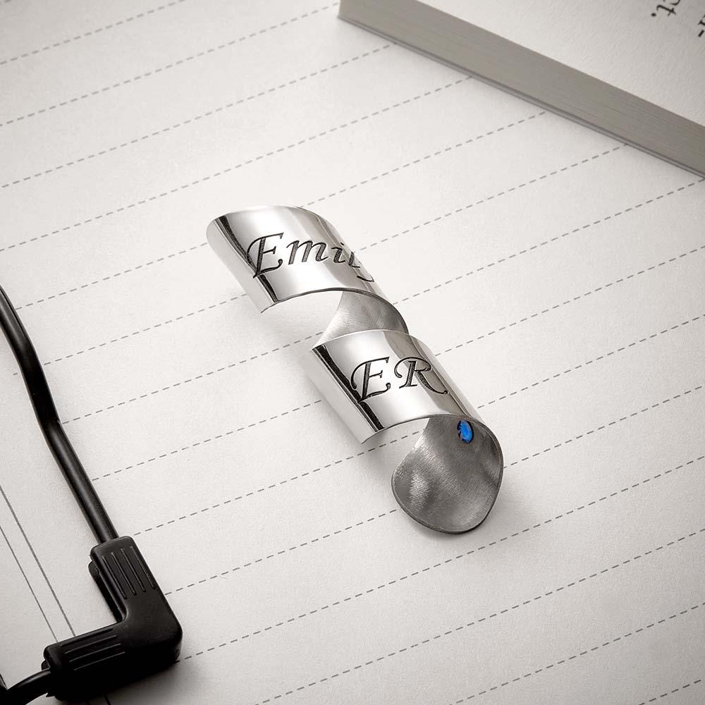 Ciondolo A Forma Di Cuore Con Targhetta Con Nome Per Stetoscopio Inciso Personalizzato Per Medico - soufeelit