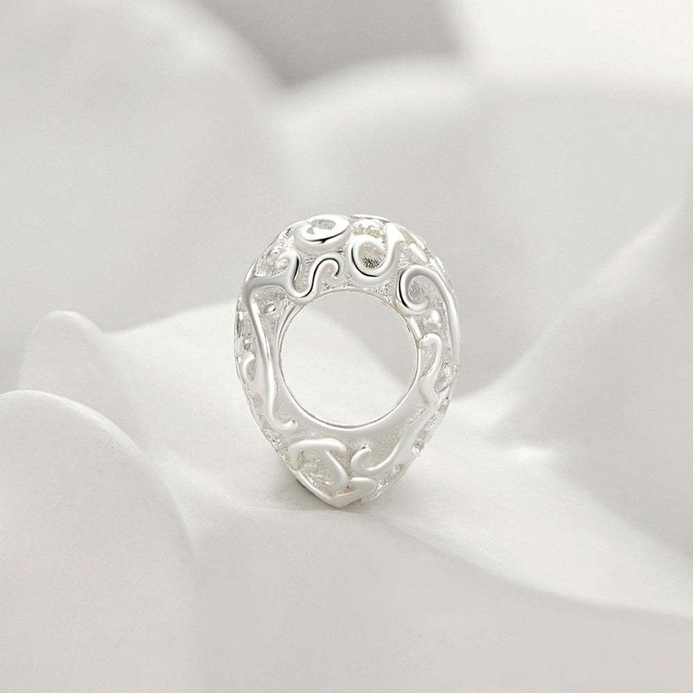 ciondolo con motivo a cuore in argento sterling 925 fj1416