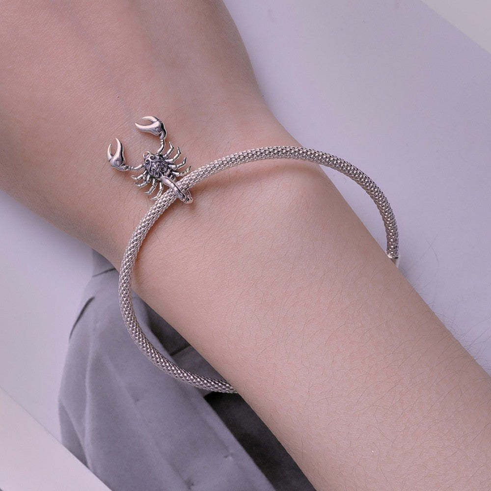 ciondolo creativo scorpione argento sterling 925 fj1431
