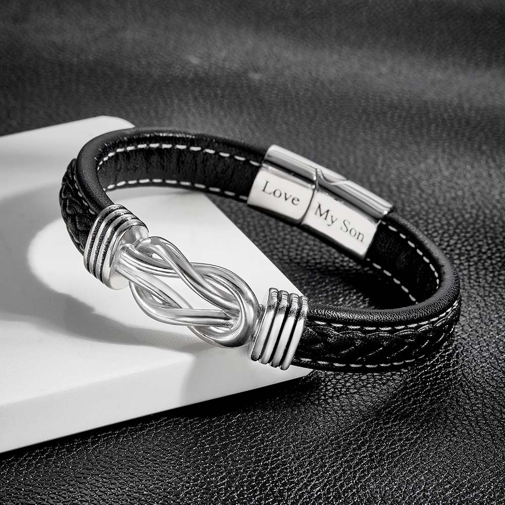 Bracciale Inciso Personalizzato Bracciale Da Uomo Per Lui Regali D'amore - soufeelit