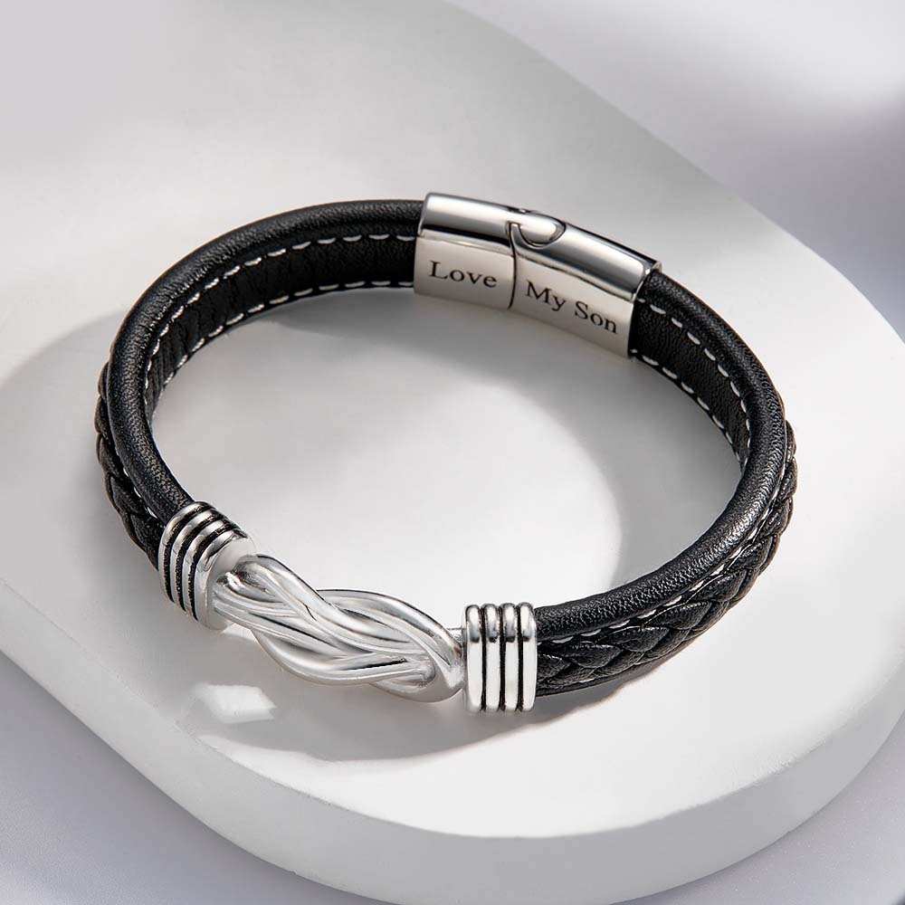 Bracciale Inciso Personalizzato Bracciale Da Uomo Per Lui Regali D'amore - soufeelit