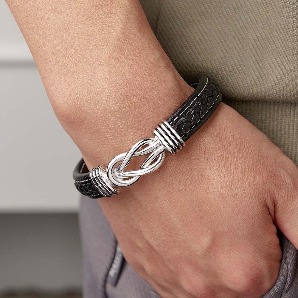 Bracciale Inciso Personalizzato Bracciale Da Uomo Per Lui Regali D'amore - soufeelit