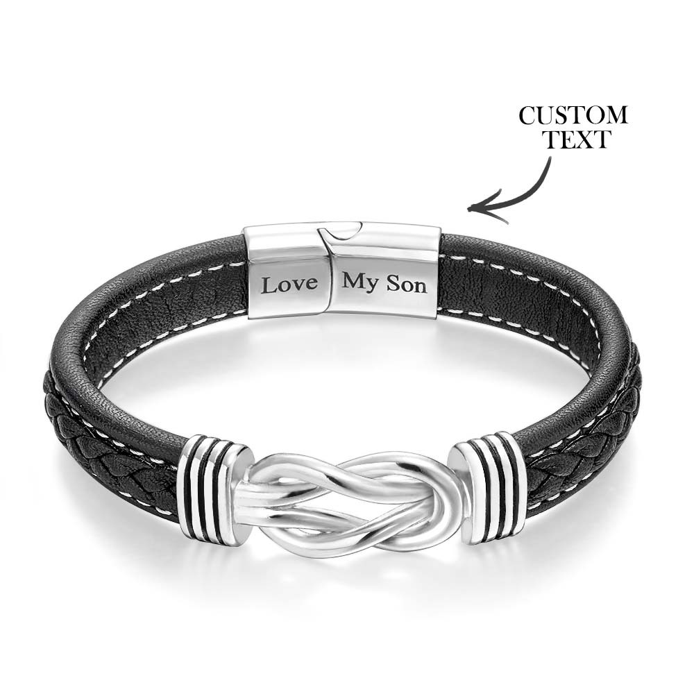 Bracciale Inciso Personalizzato Bracciale Da Uomo Per Lui Regali D'amore - soufeelit