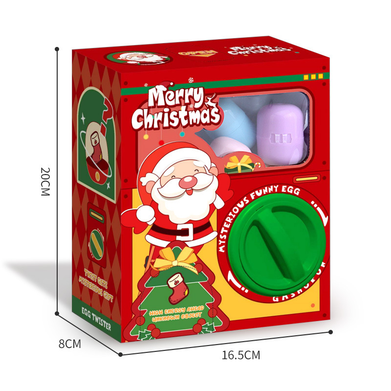 Macchina Per Torcere Le Uova In Stile Casuale Fai-da-te Gashapon Abbinato A 6 Uova Di Giocattoli Scatola Cieca A Sorpresa Regali Di Natale Per Bambini - soufeelit