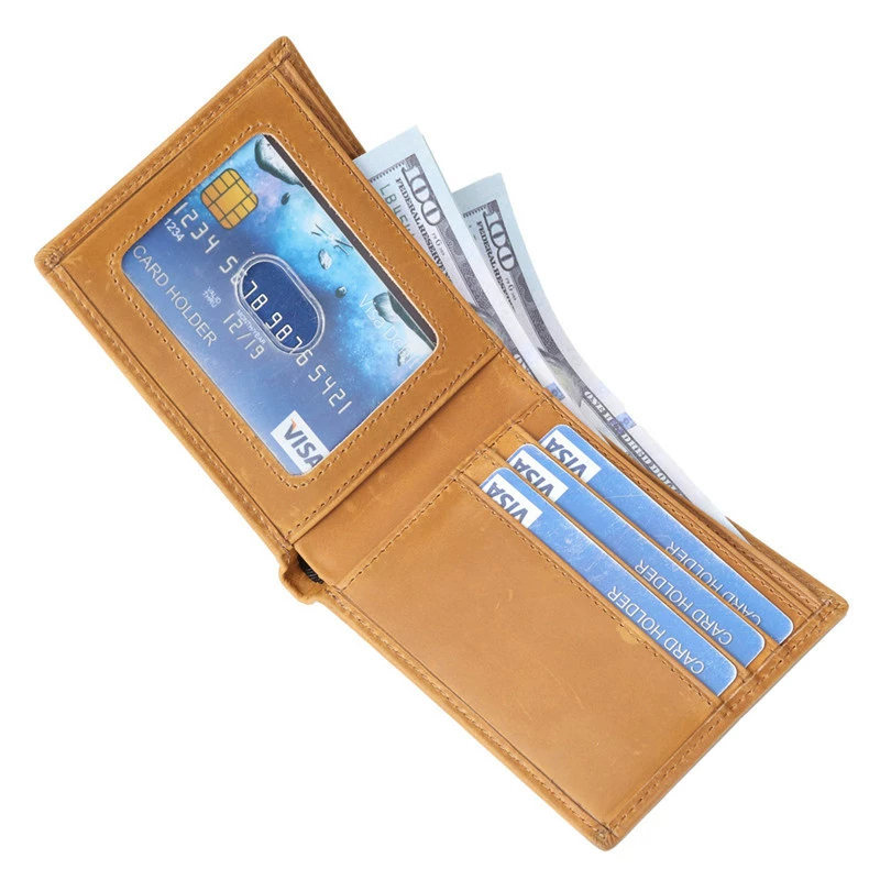 Portafoglio Bifold Con Incisione, Regalo Per Figlia, Figlio E Marito - soufeelit