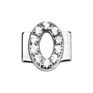 Lettera Con Ciondolo O A Forma Di Diamante - Argento