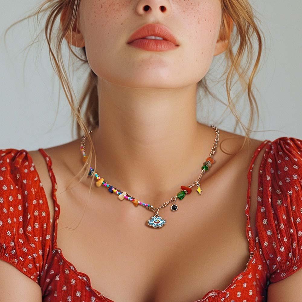Collana Con Proiezione Personalizzata Regalo D'amore Colorato E Divertente Per Lei - soufeelit