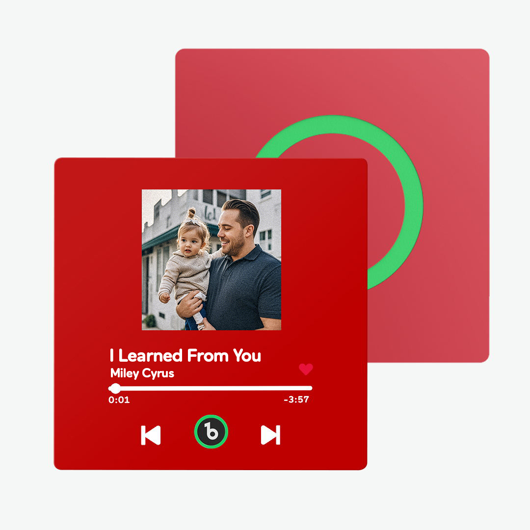 Magnete Da Frigorifero Con Musica Personalizzata Nuovo Aggiornamento 4.0 Cornice Colorata Magnete Da Frigorifero Per Album Personalizzato Che Può Essere Riprodotto Canzone Anniversario Regali Di Padre E Figlio - soufeelit