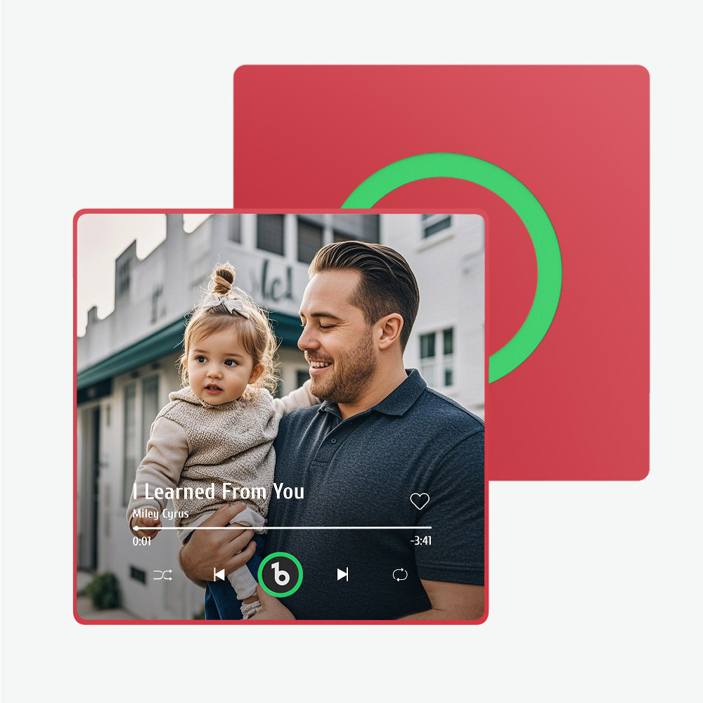 Magnete Da Frigorifero Con Musica Personalizzata Nuovo Aggiornamento 4.0 Cornice Colorata Album Magnete Da Frigorifero Adesivo Da Parete Musicale Con Foto Movimento Musicale Che Può Essere Riprodotto Regalo Per Papà - soufeelit