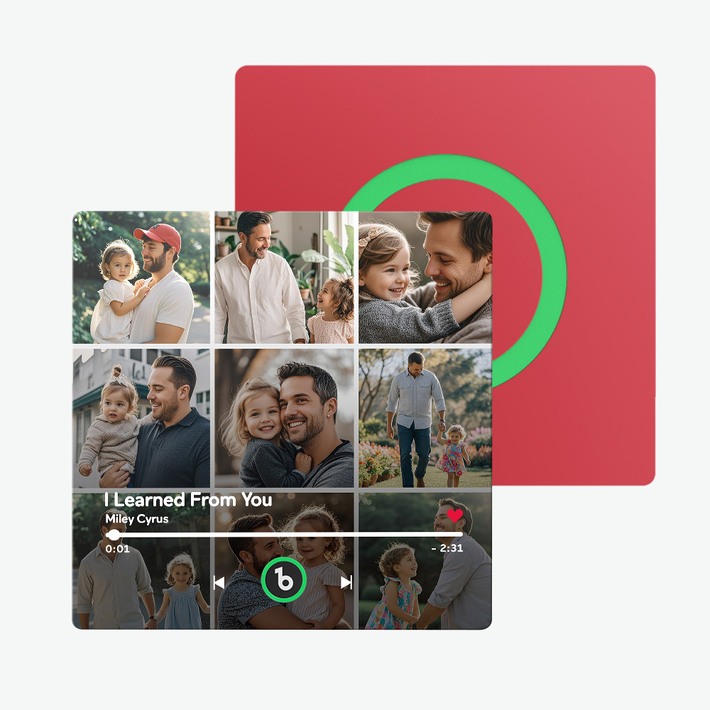 Magnete Da Frigorifero Con Musica Personalizzata E Foto Con Cornice Colorata Adesivo Fotografico Da Parete Con Musica Movimento Musicale Riproducibile Regalo Per Coppia Nuovo Aggiornamento 4.0 Regalo Per Papà - soufeelit